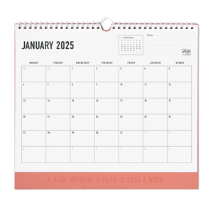 Letts Conscious 2025 Wall Calendar